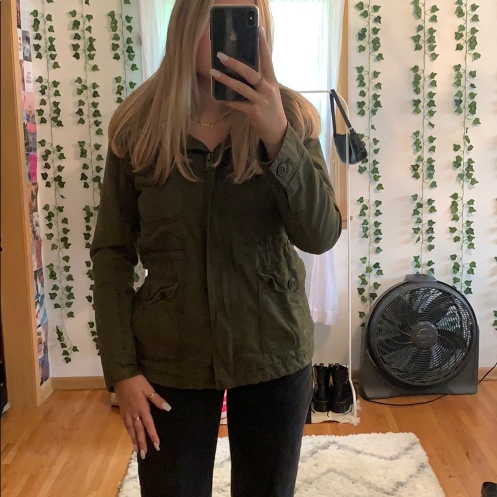 AEO army green jacket